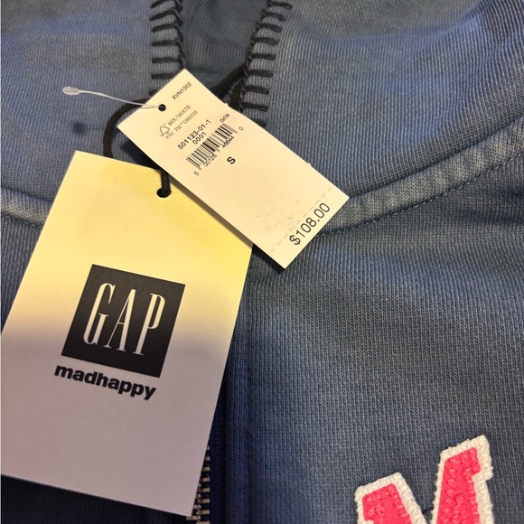 MAD HAPPY CROPPED HOODIE SMALL - Picture 4 of 8